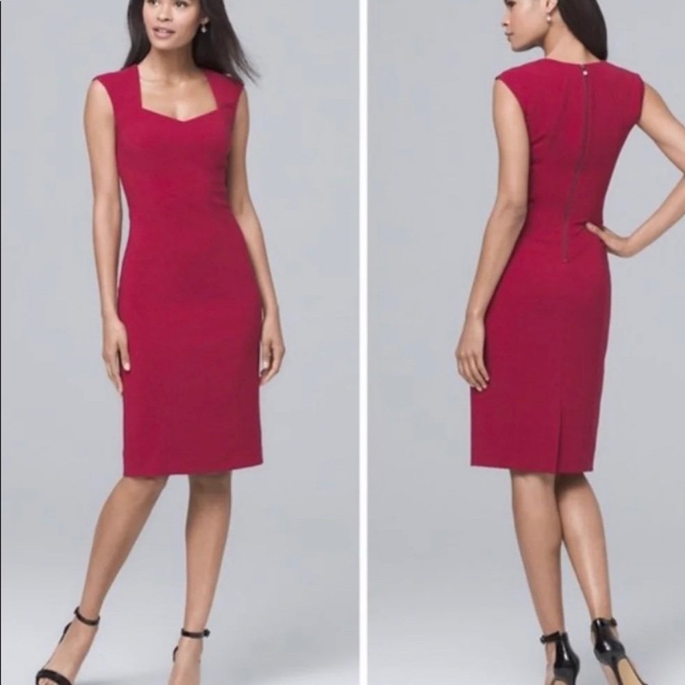 White House black market red dress